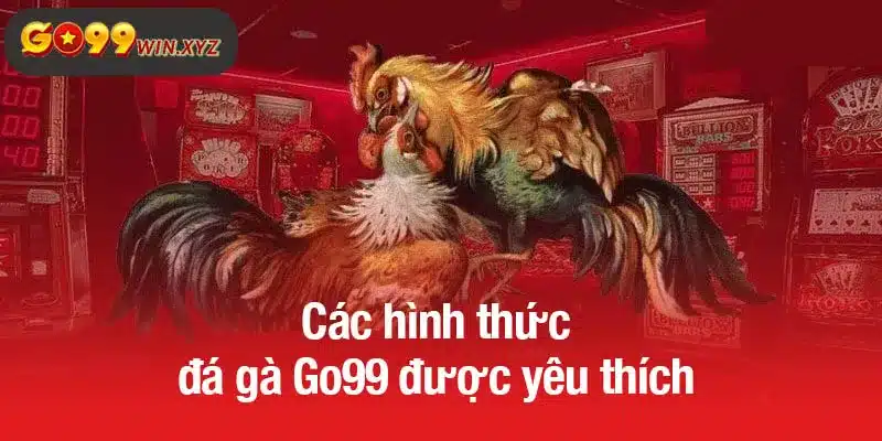 Các hình thức đá gà Go99 được yêu thích