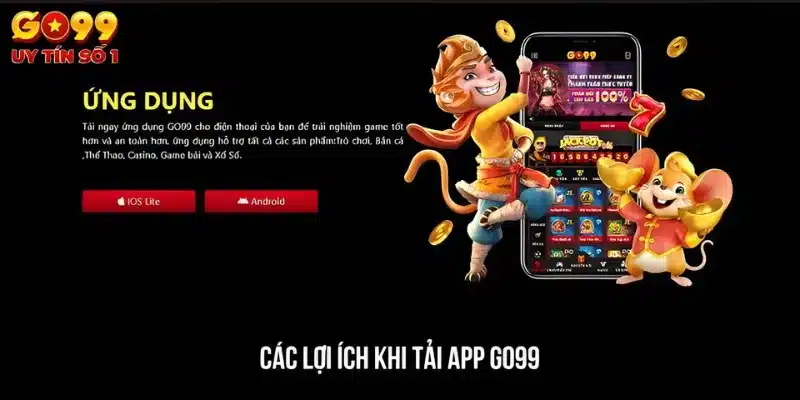 Tiện ích vượt trội khi trải nghiệm cá cược trên ứng dụng Go99 mobile